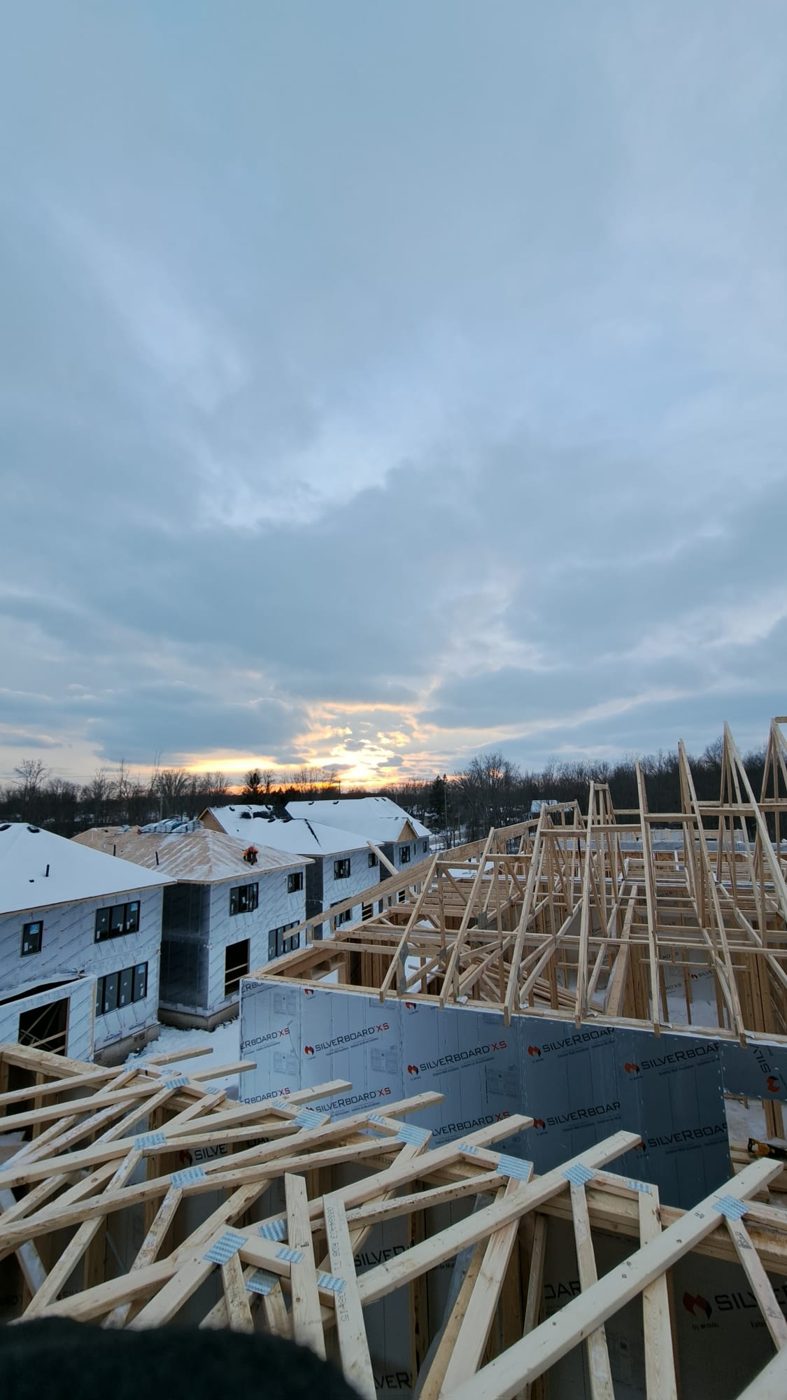 Trusses al atardecer