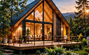 Cabaña A-frame TECA